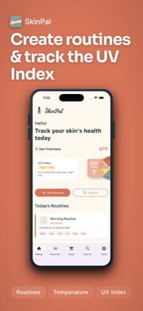 Create routines and track the UV index